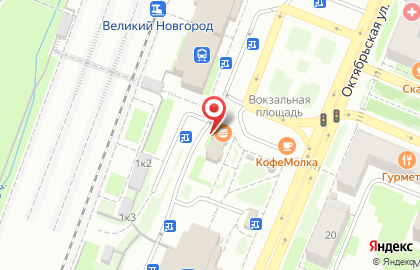 Бистро-шаверма Жар-птица на Октябрьской улице на карте