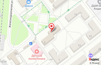 Детская школа искусств им. В.К. Андреева на карте