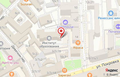 Национальный исследовательский университет Высшая школа экономики в Москве на карте