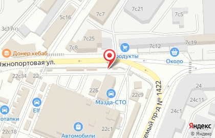 Шиномонтажная мастерская Трек на карте