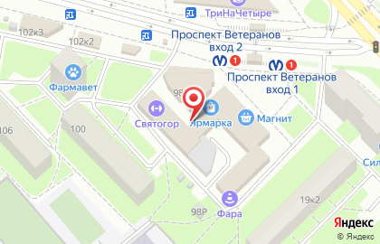 Участковый пункт полиции 8 отдел полиции, Управления МВД Кировского района на бульваре Новаторов на карте