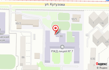Школа-интернат №19 в Куйбышевском районе на карте