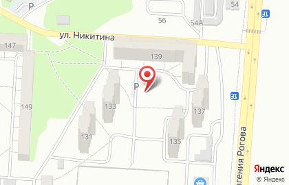 Продуктовый магазин на ул. Никитина, 139а на карте