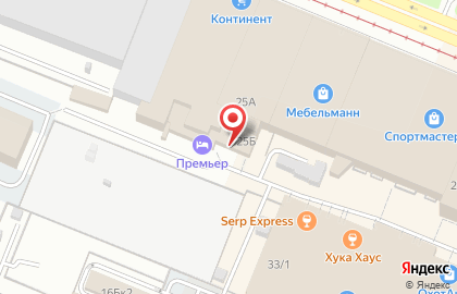 Гостиница Премьер на Советском проспекте на карте