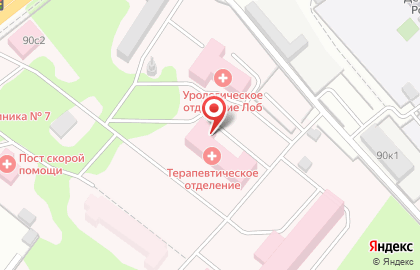 Люберецкая районная больница №1 в Красково на карте