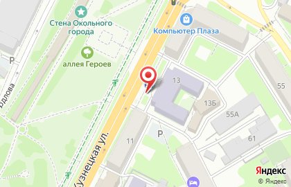 ООО Псков-Печать на Кузнецкой улице на карте