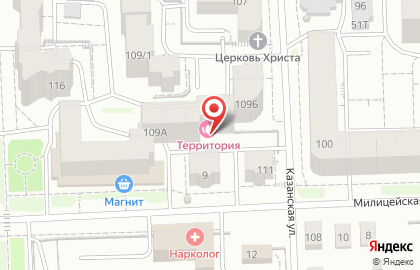 Салон красоты Территория на Казанской улице на карте