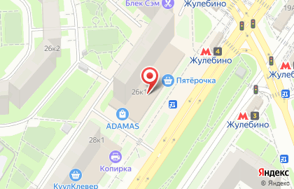 Ремонт бытовой техники в Жулебино на улице Генерала Кузнецова на карте