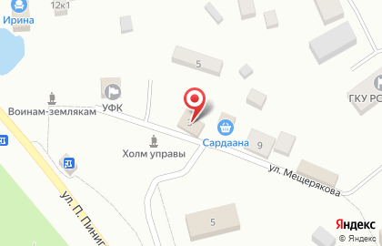 Магазин ЭлектроДом на улице Мещерякова на карте