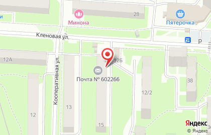 Аптека Линия ЗДОРОВЬЯ на Кооперативной улице на карте