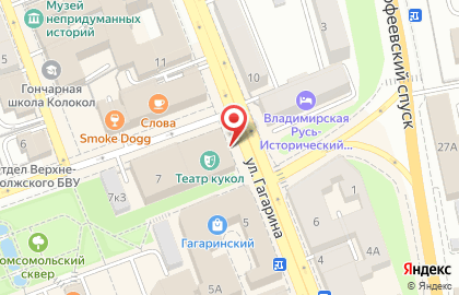 Владимирский областной театр кукол на карте
