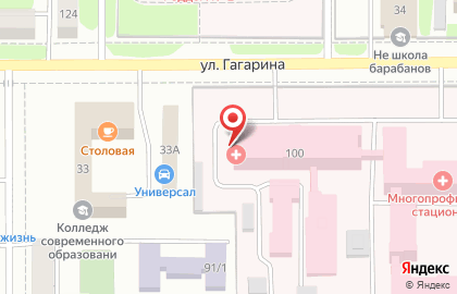 Детская городская больница Центр охраны материнства и детства г. Магнитогорск на улице Суворова, 100 на карте