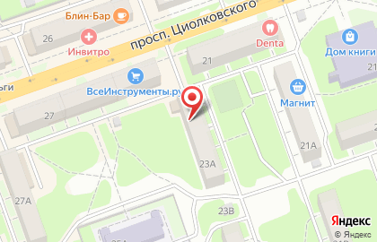 Магазин Донна Кальсона на проспекте Циолковского на карте