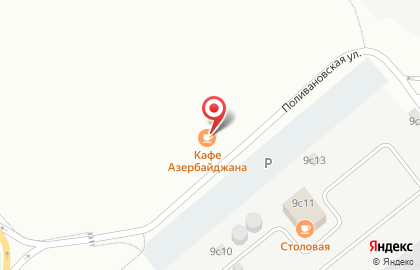 Кафе быстрого питания в Москве на карте
