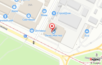 Билдж на улице Пушкина на карте