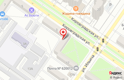 Многофункциональный центр в Екатеринбурге на карте