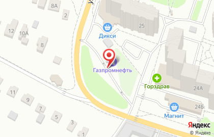 АЗС Газпромнефть на улице Фрунзе на карте