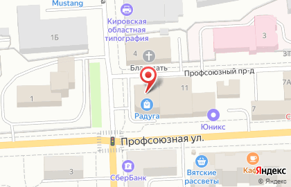 Продуктовая лавка на Профсоюзной улице на карте