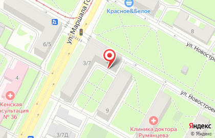 Жилкомсервис №2 Кировского района на улице Маршала Говорова на карте