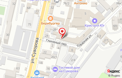 Мебельная фабрика Кабриоль на Товарной улице на карте