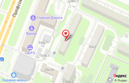 Район Коньково Общественный пункт охраны порядка Юго-Западного административного округа на Профсоюзной улице, 93 к 1 на карте