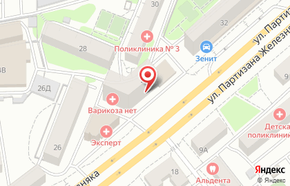Компания Greenway на улице Партизана Железняка на карте