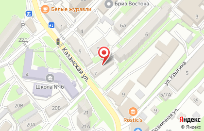 Продуктовый магазин во Владивостоке на карте