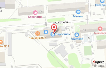 Торговый центр Евростиль на карте
