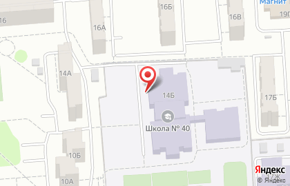 Средняя общеобразовательная школа №40 на улице Безыменского на карте