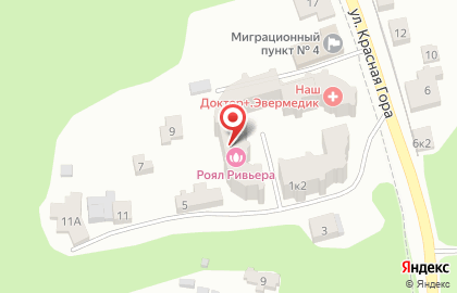 Медицинский центр ЭВЕРМЕДИК в Звенигороде на карте