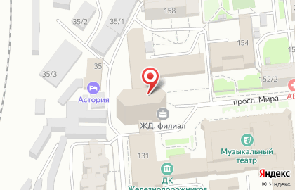 Точка доступа к Интернет и телефонной сети ЗАО Интертакс по ул. Мира проспект, 156 на карте