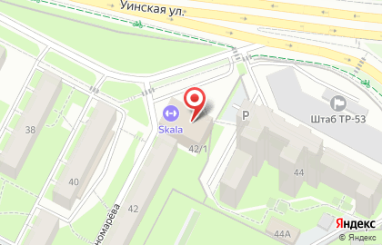 Школа спортивной гимнастики Звезда на карте
