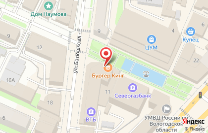 Салон сотовой связи Связной на улице Батюшкова на карте