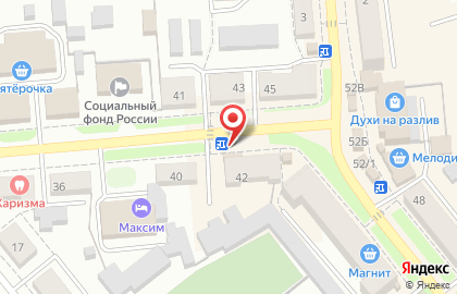 Кондитерский магазин Сластена на Октябрьской улице на карте