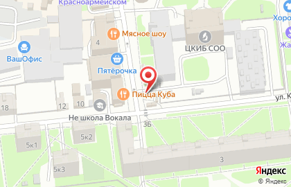 Сеть закусочных фастфудной продукции Самая вкусная шаурма на Красноармейском проспекте на карте