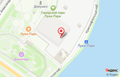 Городской Парк Культуры и Отдыха г. Великие Луки на карте