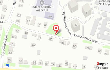 EKG на Комсомольской на карте