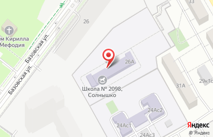Школа №2098 им. Героя Советского Союза Л.М. Доватора многопрофильный образовательный центр с дошкольным отделением в Западном Дегунино на карте