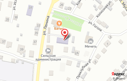 Татаробашмаковская средняя общеобразовательная школа на карте