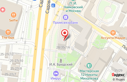 Сервисный центр TechTower на Новинском бульваре на карте