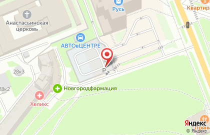 Автостоянка Автостоп на Большой Санкт-Петербургской улице на карте