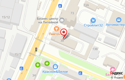 Сеть мини-пекарен Элит-Круа на Литейной улице на карте