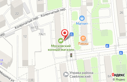 Московский конный магазин в Петровско-Разумовском проезде на карте