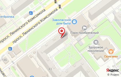 Торгово-монтажная компания Аквилон на проспекте Ленинского Комсомола на карте
