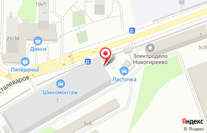 Гаражный кооператив Ласточка на улице Сталеваров на карте