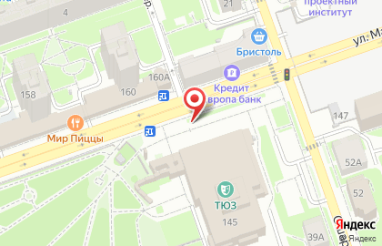 Указатель системы городского ориентирования №5681 по ул.Максима Горького, д.145 р на карте