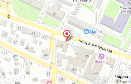 Поликлиника №1 Оренбургский городской клинический противотуберкулезный диспансер на карте