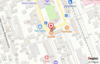 Ресторан Дубай в Дербенте на карте