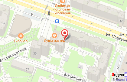 Магазин Декор престиж на улице Плеханова на карте