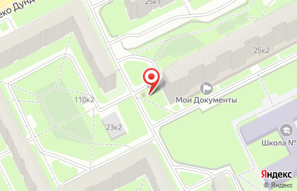 Киоск по ремонту обуви на улице Олеко Дундича на карте